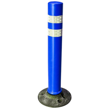 Baliza desmontable Azul. 750xØ100mm