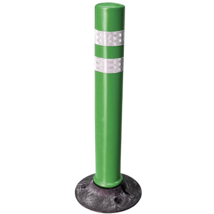 Baliza desmontable Verde. 750xØ100mm