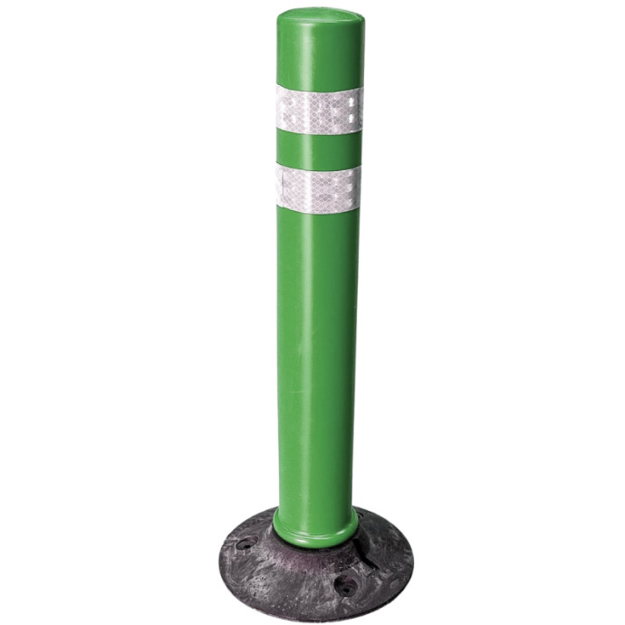 Segnalatore rimovibile verde. 750xØ100mm