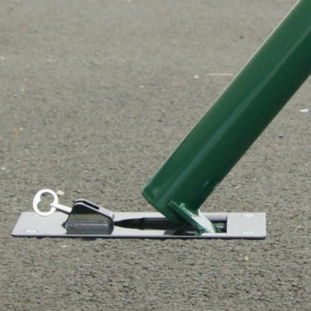 Poteau peint rabattable, 1000xØ76mm