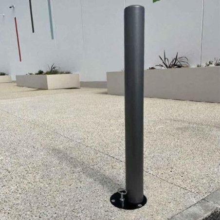 Poteau amovible peint avec verrouillage automatique 1000xØ76mm