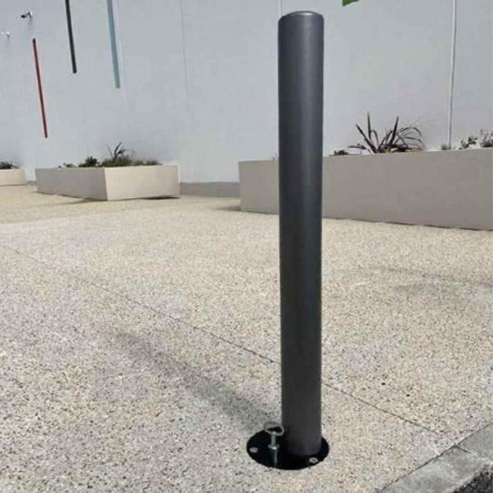 Pilar removível galvanizado com bloqueio automático 1000xØ76mm