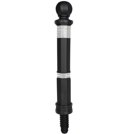 Fixed flexible polyethylene bollard, 900xØ100mm
