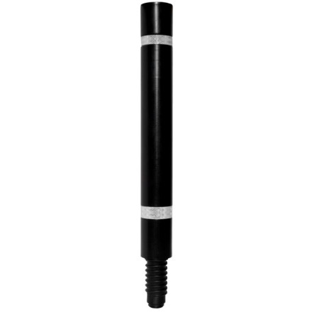 Black fixed flexible bollard or anthracite, 1000xØ100mm