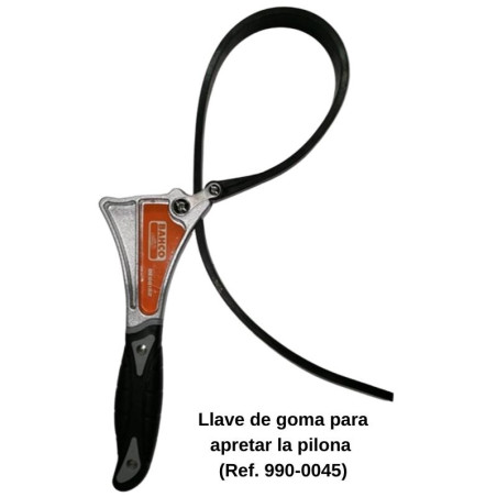 Fixed flexible polyethylene bollard, 725xØ130mm