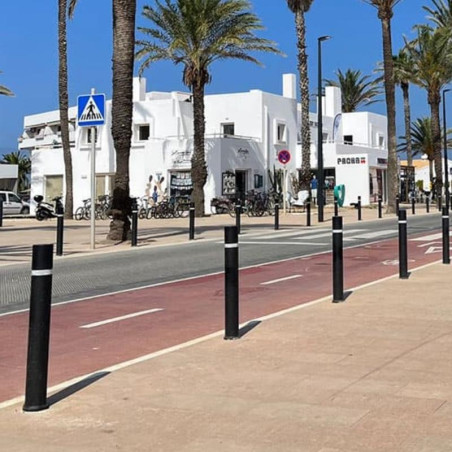 Flexible polyurethane bollard, 1004xØ100mm