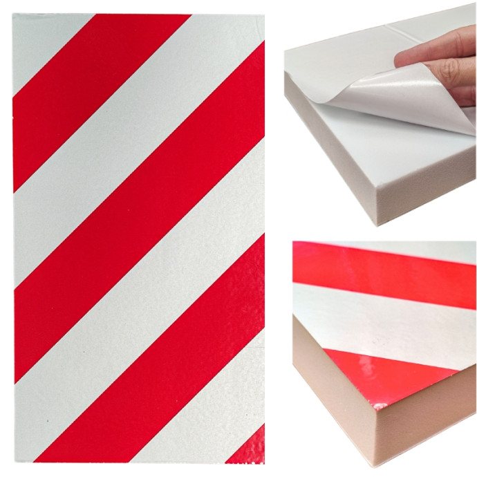 Protetor de Fundo de Parede REFLEX Vermelho Branco