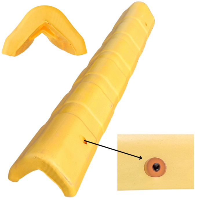 Garage wall protector made of EVA rubber