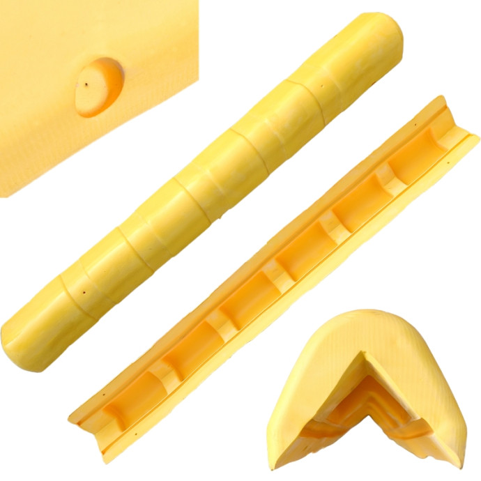 Corner protection for parking made of EVA rubber, 810x90+90