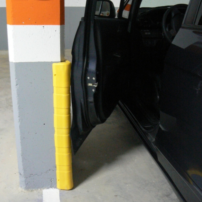 Corner protection for parking made of EVA rubber, 810x90+90