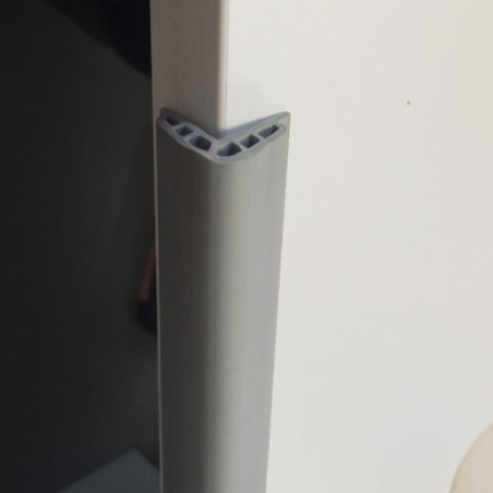 Canto reforçado de TPE-PVC 1000x23+23 mm