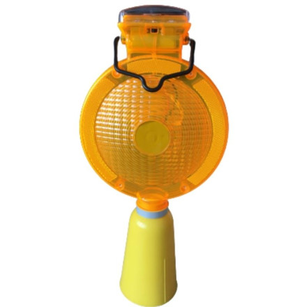 Baliza solar con 6 leds para cono