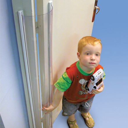Clear Vinyl Door Protection. Available in different sizes.