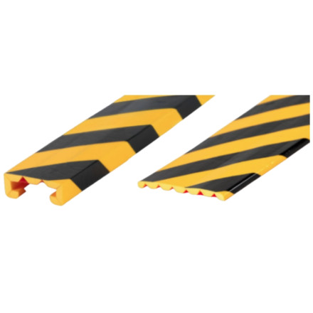 Protetor universal amarelo/preto 1m tipo "U"
