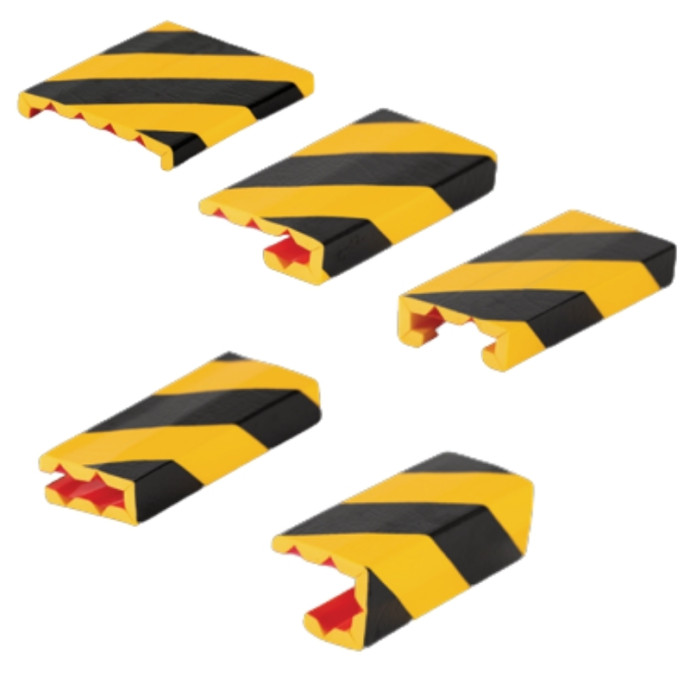Protettore universale giallo/nero da 1m tipo "U"