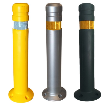 Bolardo flexible 90º cabezal plano. Diferentes medidas y colores