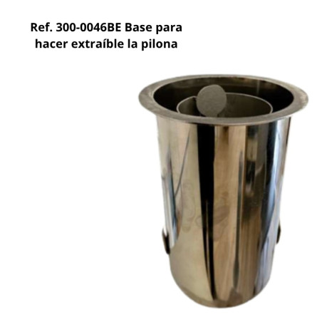 Borne flexible fixe à 90º avec tête plate 800xØ110. Différentes couleurs