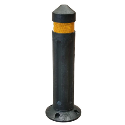 Flexible bollard with a 90º pointed head. Available in different sizes and colors.