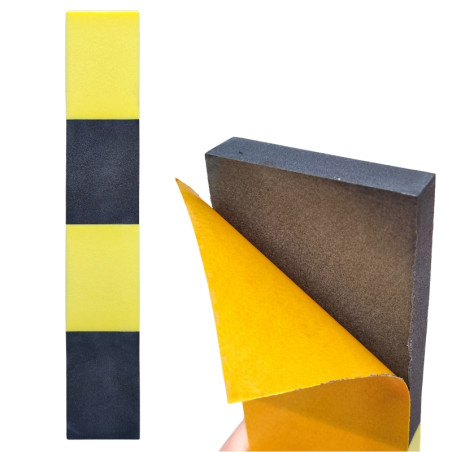 Yellow black foam flat protector