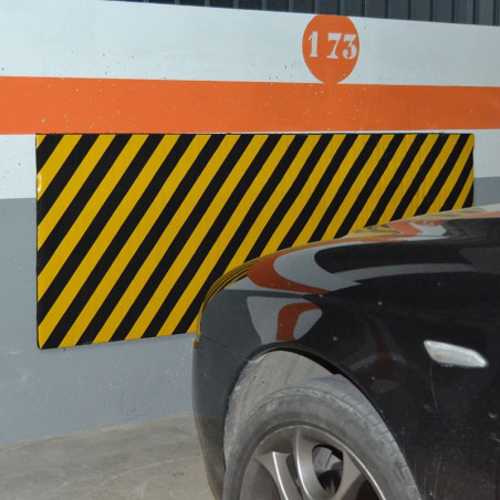 Yellow black fireproof protection mat for INDOOR use. Thickness 20mm.