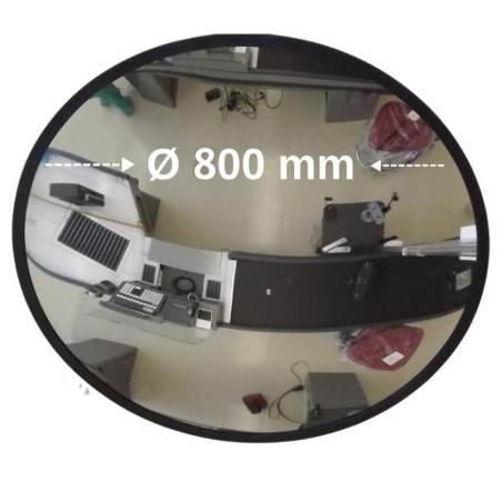 Miroir convexe circulaire intérieur Ø800mm