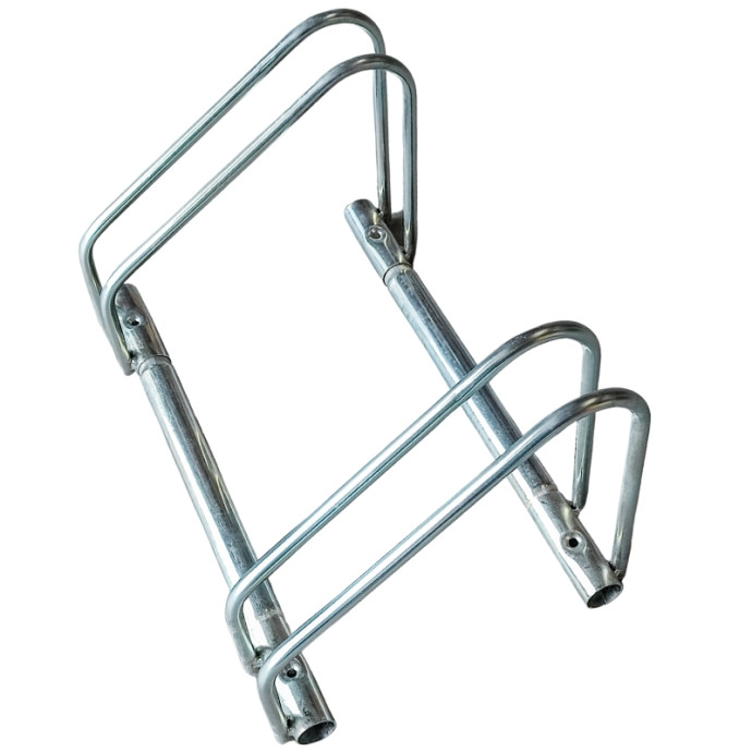 Aparcabicicletas 2 plazas galvanizado. 58x33x36 cm.