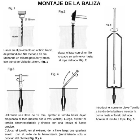 Balise H75 en EVA flexible noir résistant