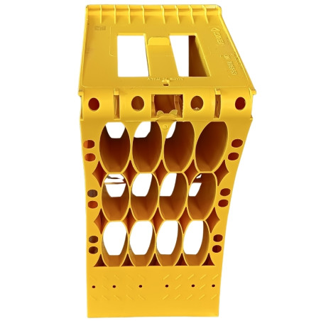 Calzo per ruote di camion, cuneo in PVC, 467x192x225mm