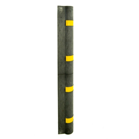 Garage corner protector made of PVC, 1000x100+100x13mm