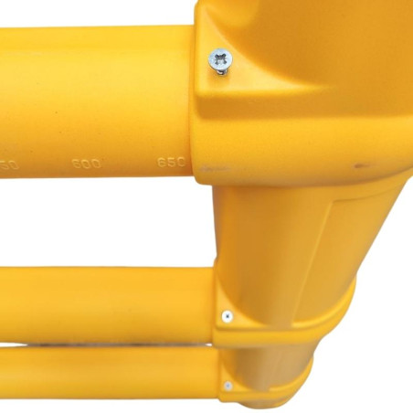 Protetor universal de coluna industrial de 200 a 700 mm.