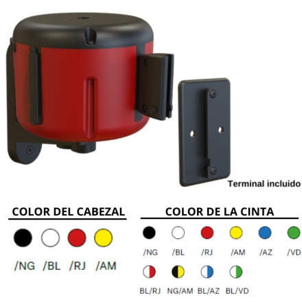 10-meter retractable tape measure with plastic casing. Available in various colors.