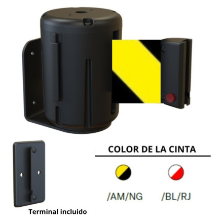 Fita métrica extensível de 5 metros com caixa de plástico. Várias cores.