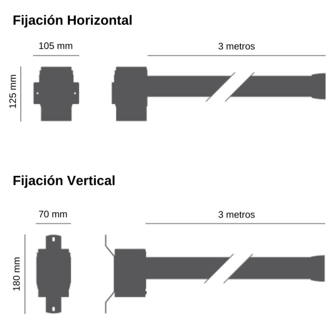 3-meter retractable tape measure with a metal casing. Available in various colors.