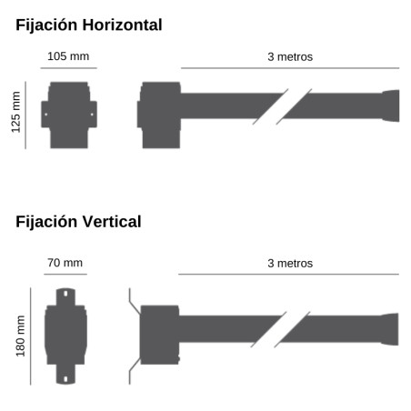 3-meter retractable tape measure with a metal casing. Available in various colors.