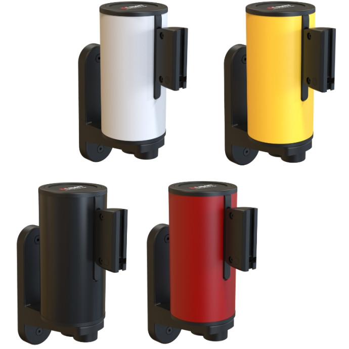 Ruban extensible de 2,5 mètres avec boîtier en plastique. Disponible en plusieurs couleurs.
