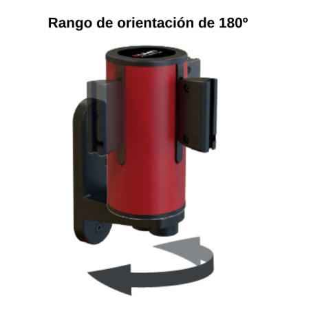 Ruban extensible de 2,5 mètres avec boîtier en plastique. Disponible en plusieurs couleurs.