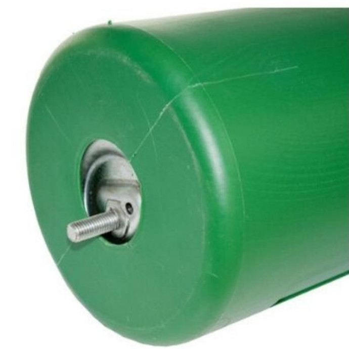 Hito H-75 fixo verde com faixas refletoras nível 2
