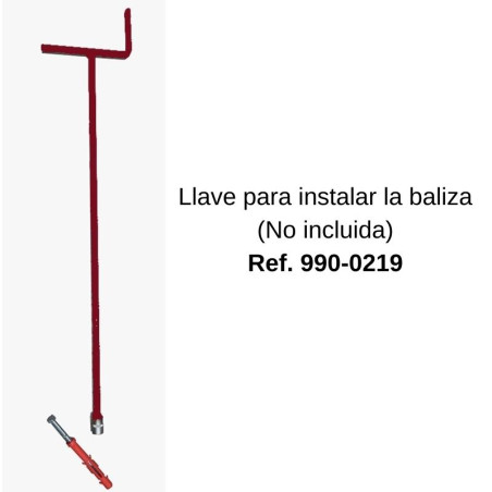 Hito H-75 fixo verde com faixas refletoras nível 2