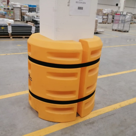 Protecteur de colonnes jusqu’à 500 x 500 mm. Ø 960 x hauteur 1070 mm.
