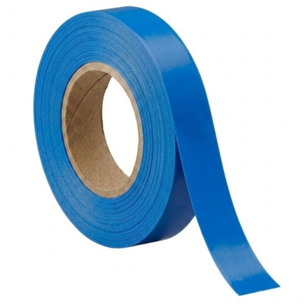 Fita para marcação de pavimento. 30 metros x 50 mm. Azul