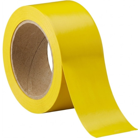 Cinta para marcaje de suelo. 30 metros x 100 mm. Amarilla 
