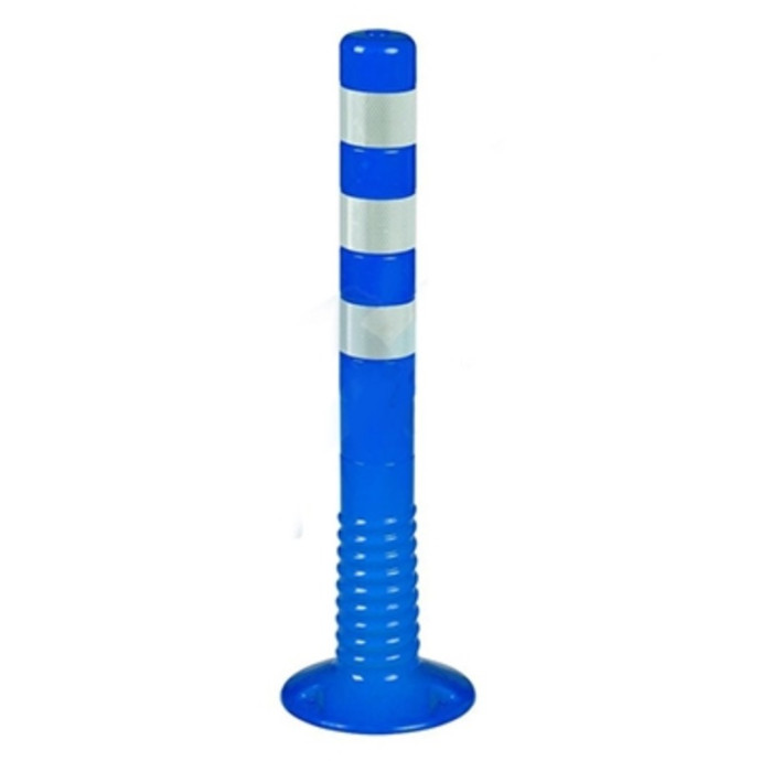 Poste Azul flexible para atornillar, 750xØ80