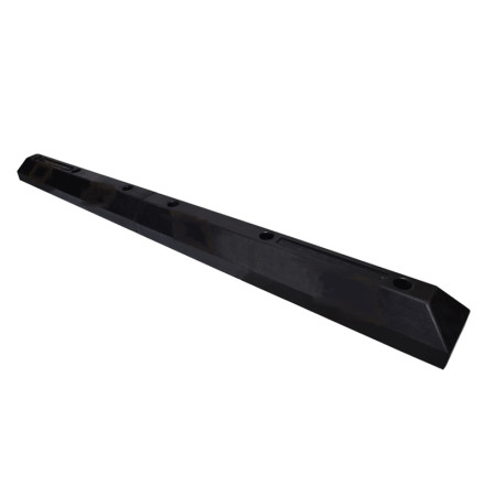 Batente de borracha comprido em 2 peças 1830 x 150 x 105 mm