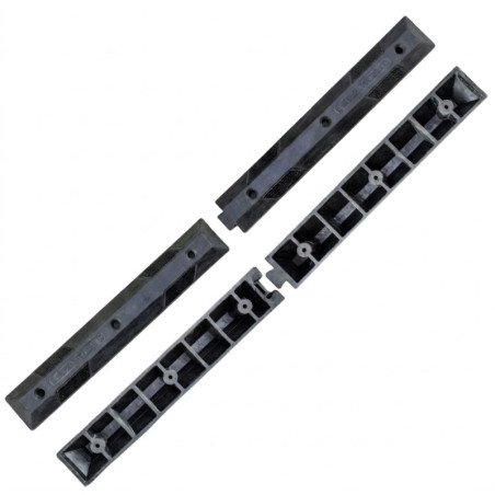 Tampone di gomma lungo in 2 pezzi 1830×150×105 mm
