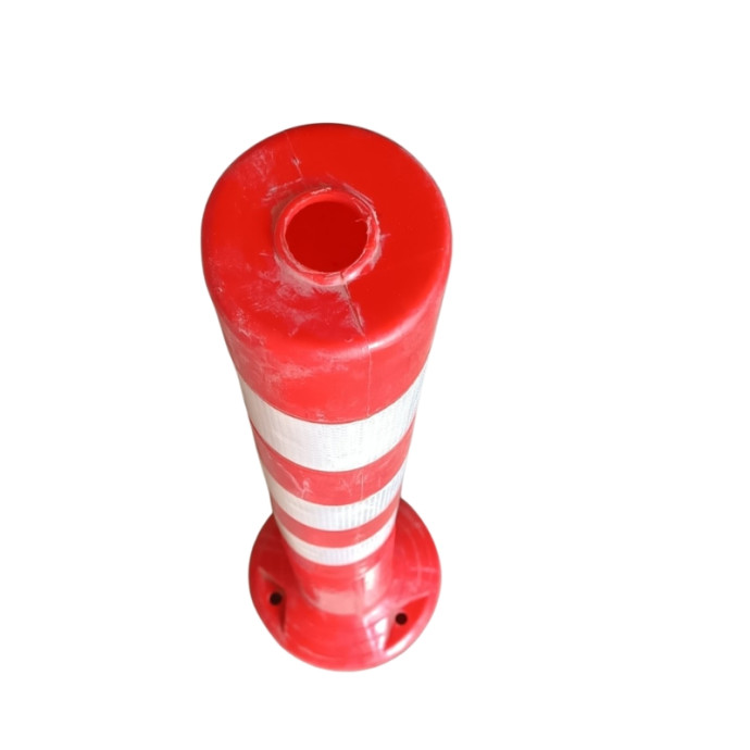 Paletto rosso flessibile in poliuretano, 750xØ80 mm