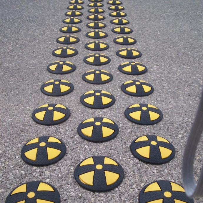 Rubber circular reducer. Ø220xHeight40mm