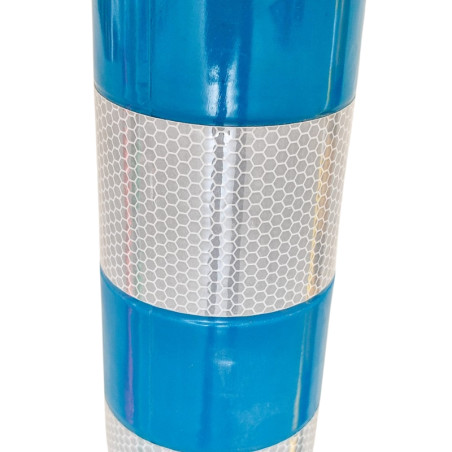 Flexible blue post for screwing, 750xØ80mm