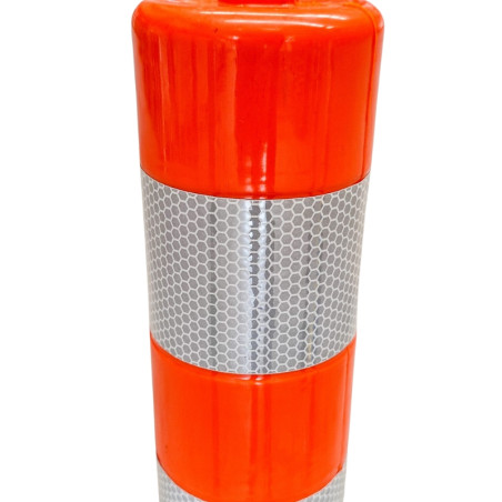 Palo arancione flessibile da avvitare, 750xØ80