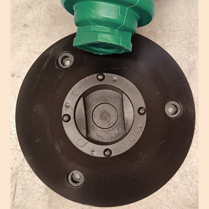 Hito H-75 en polyéthylène flexible vert avec base.