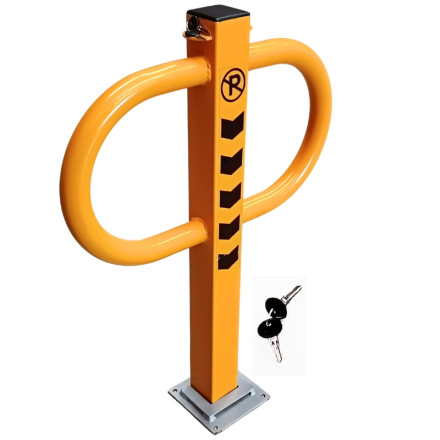 Removable barrier with key lock. 870x630x170 mm